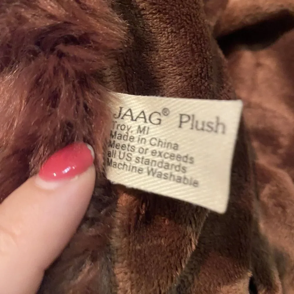 Jagg Plush Oz Animal Brown Hat‎ Adjustable Kids